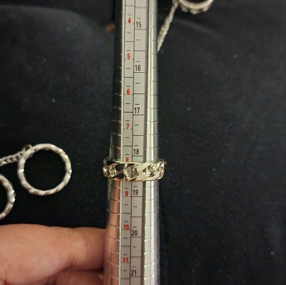 ‼️NEW IN‼️Chain Link Ring Set+Gift Box - Picture 7 of 9